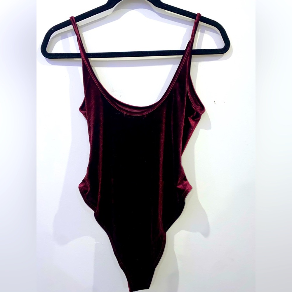 Forever 21 wine red body suit